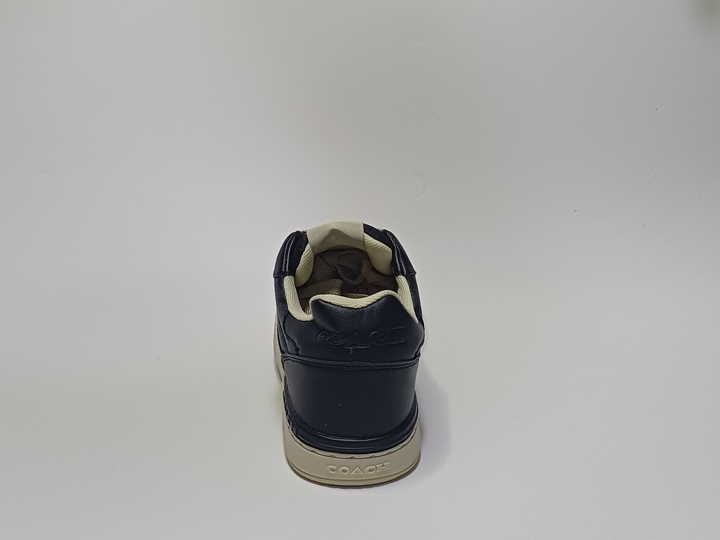 Coach Negro Suela Beige