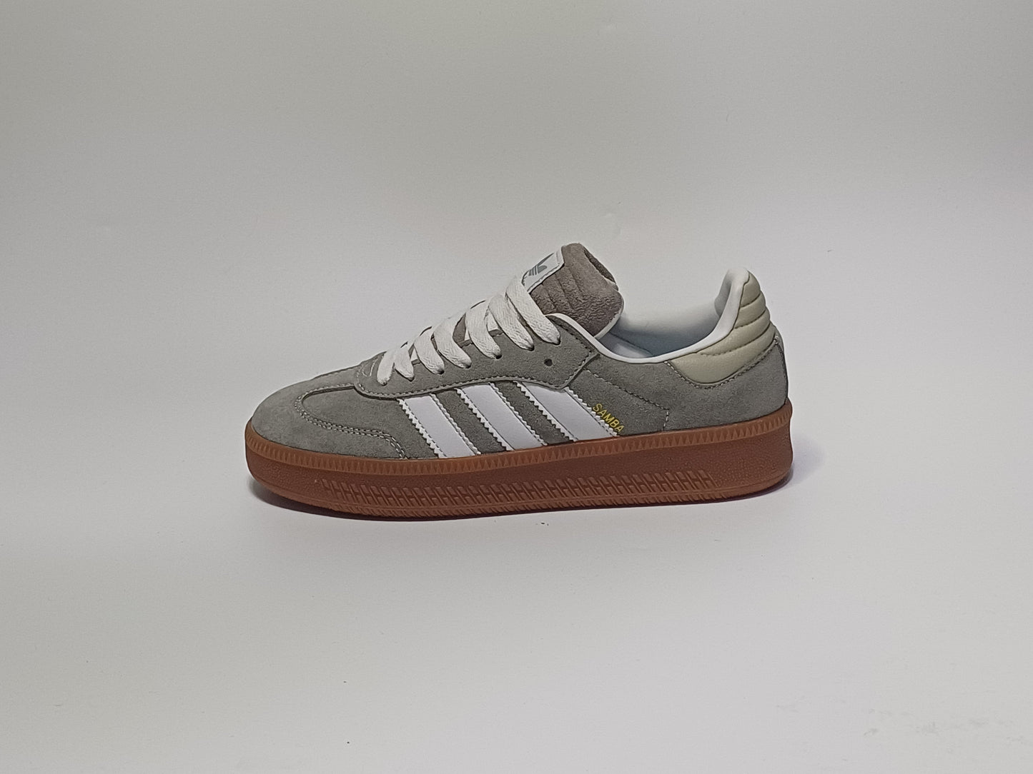 Adidas Samba Alto Gris Blanco