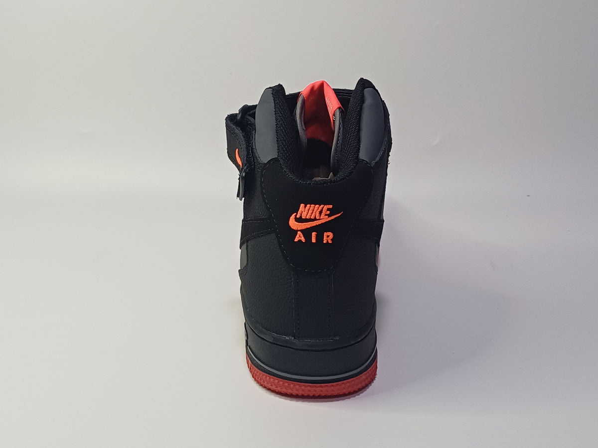 For One Bota Negra Roja