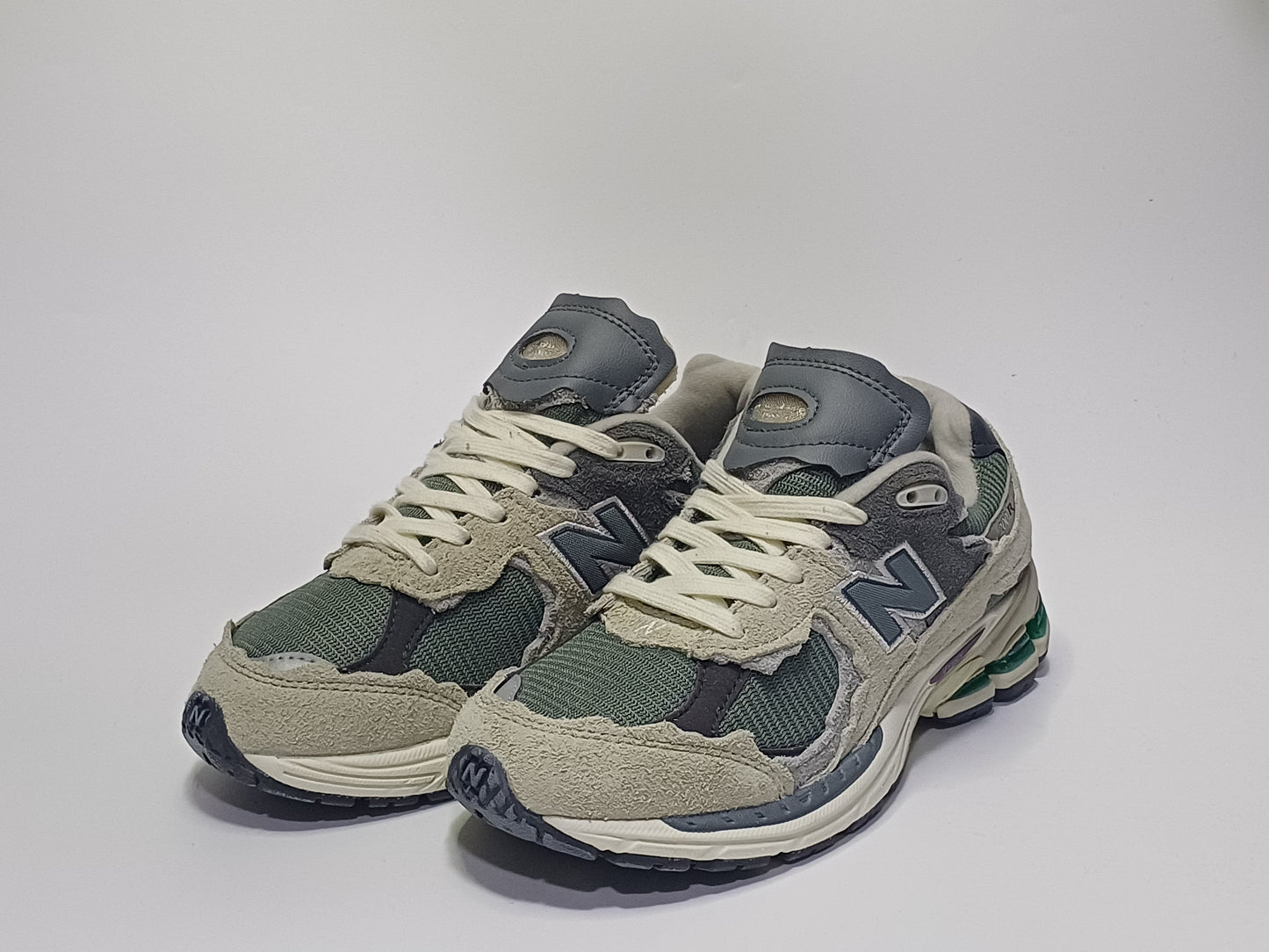 New Blance 2002 Gris Verde