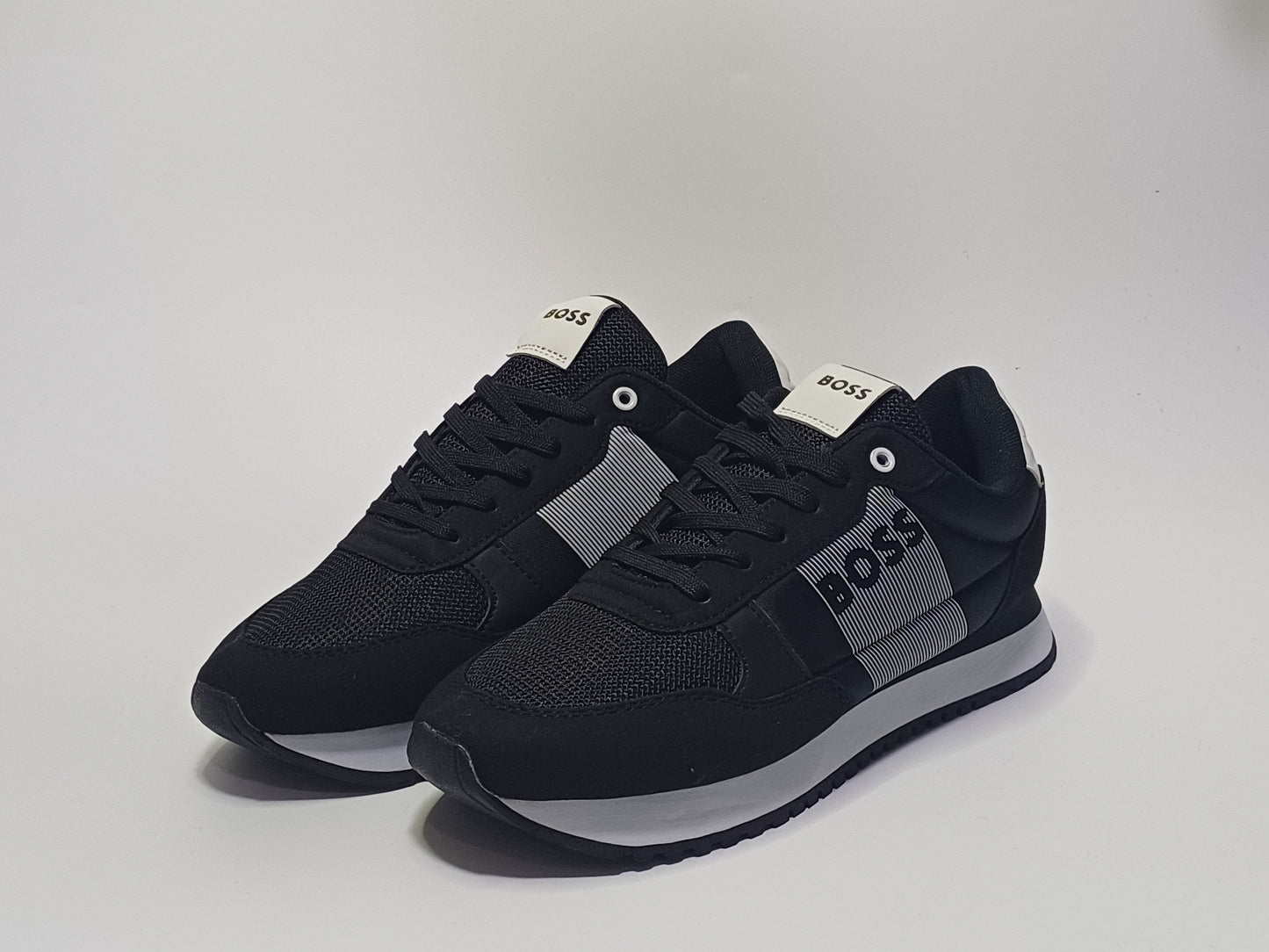 Boss Alto Negro Blanco