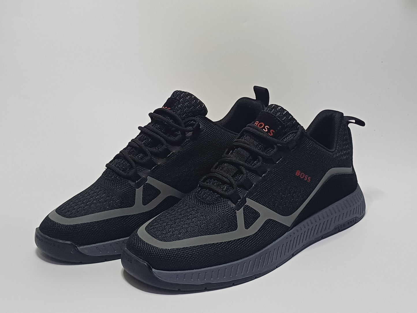 Boss Reflectivo Negro Rojo