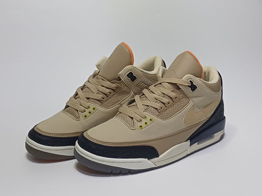 Jordan Retro 3 Beige Negra