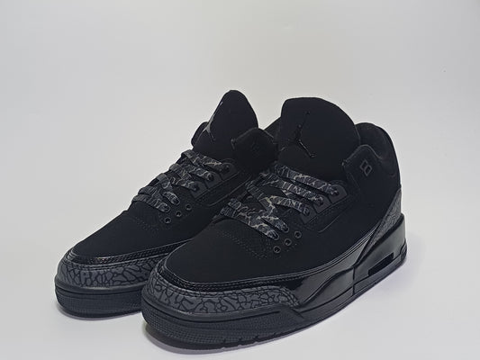 Jordan Retro 3 Negra Toda