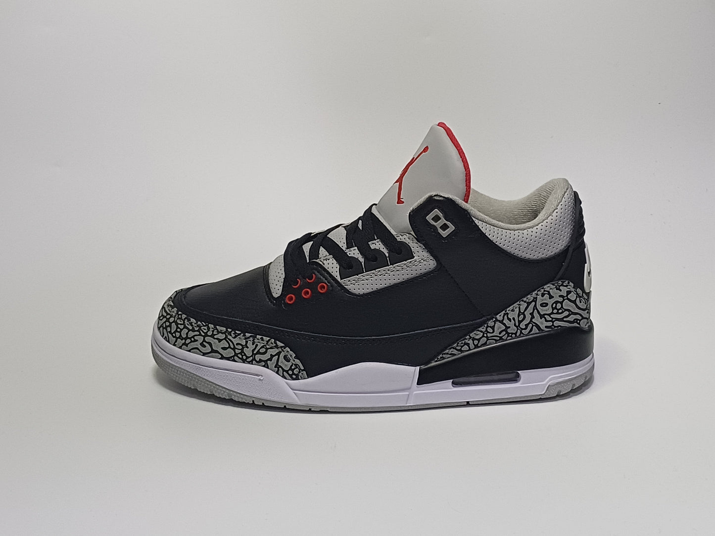 Jordan Retro 3 Negra Roja