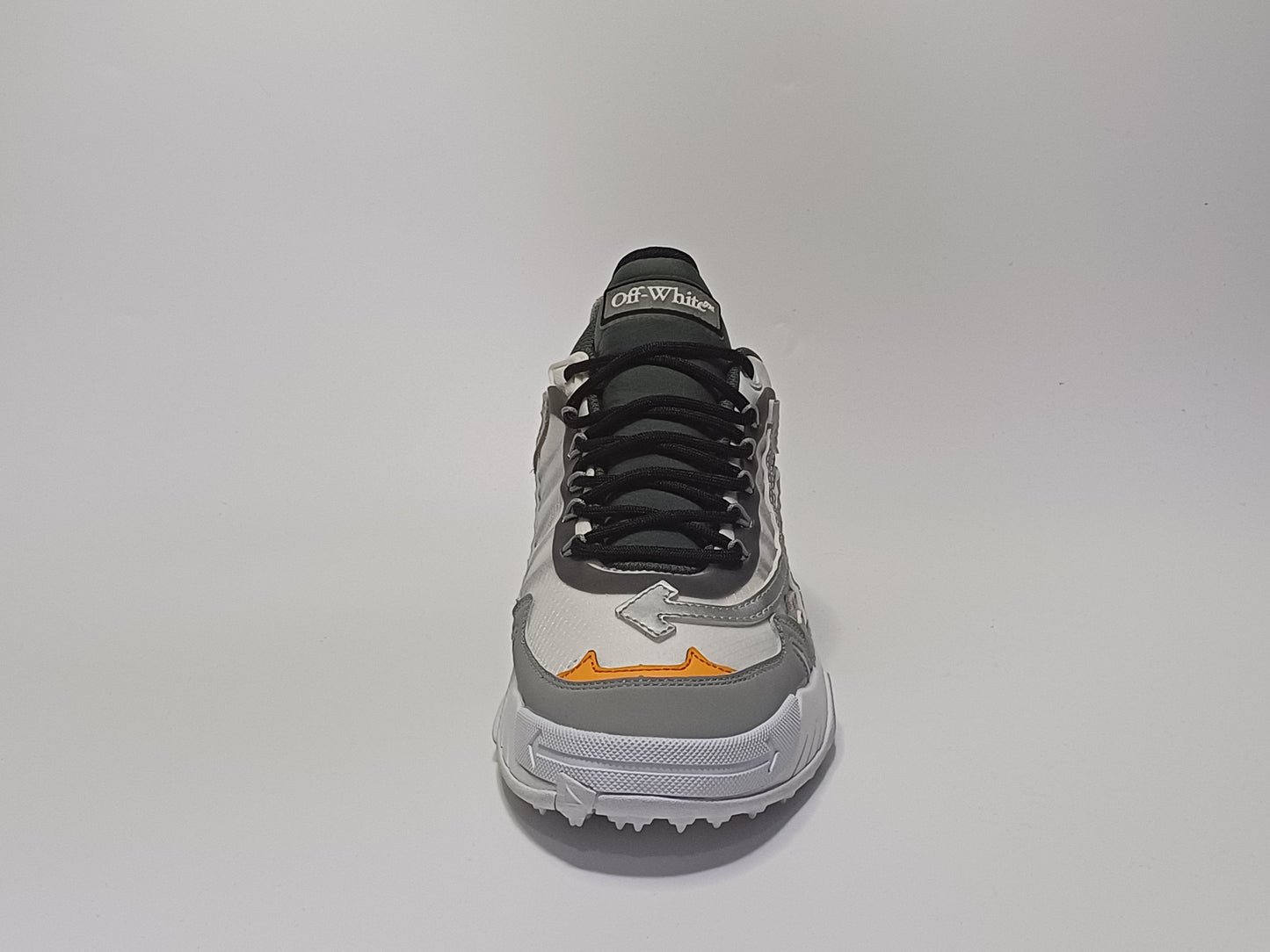 Off White Plataforma Gris Naranja