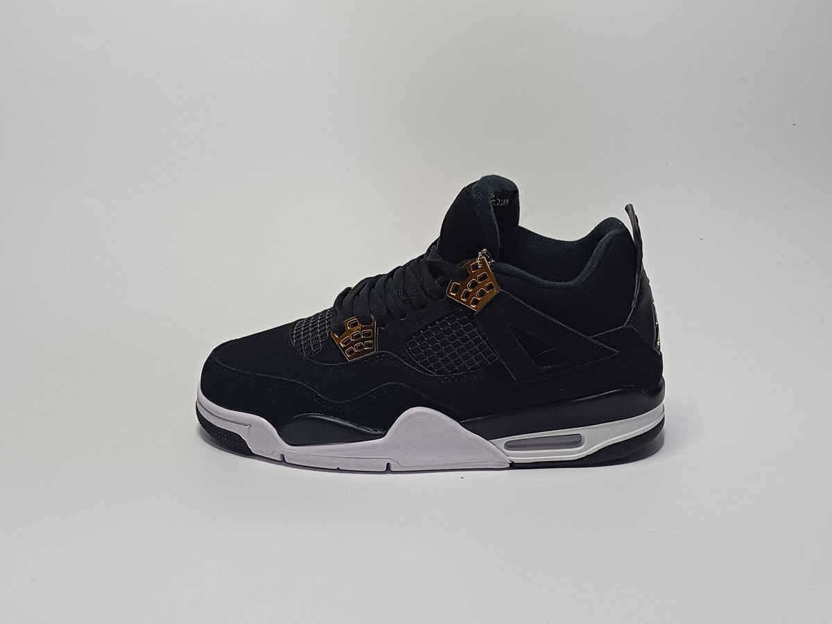 Jordan Retro 4 Negra Dorada