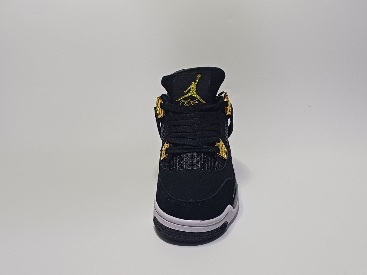 Jordan Retro 4 Negra Dorada