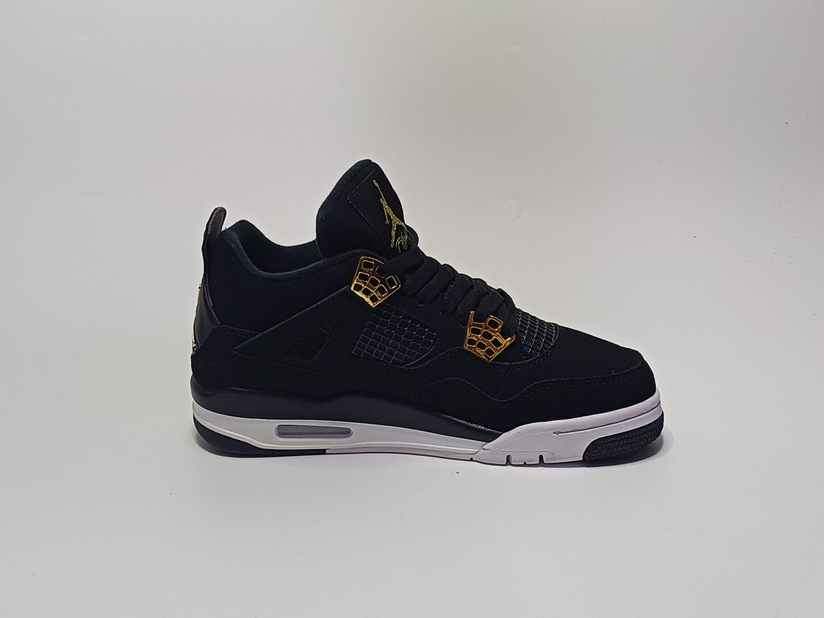 Jordan Retro 4 Negra Dorada