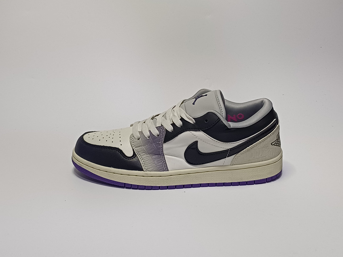 Jordan Retro 1 Zapatilla Blanco Chulo Morado