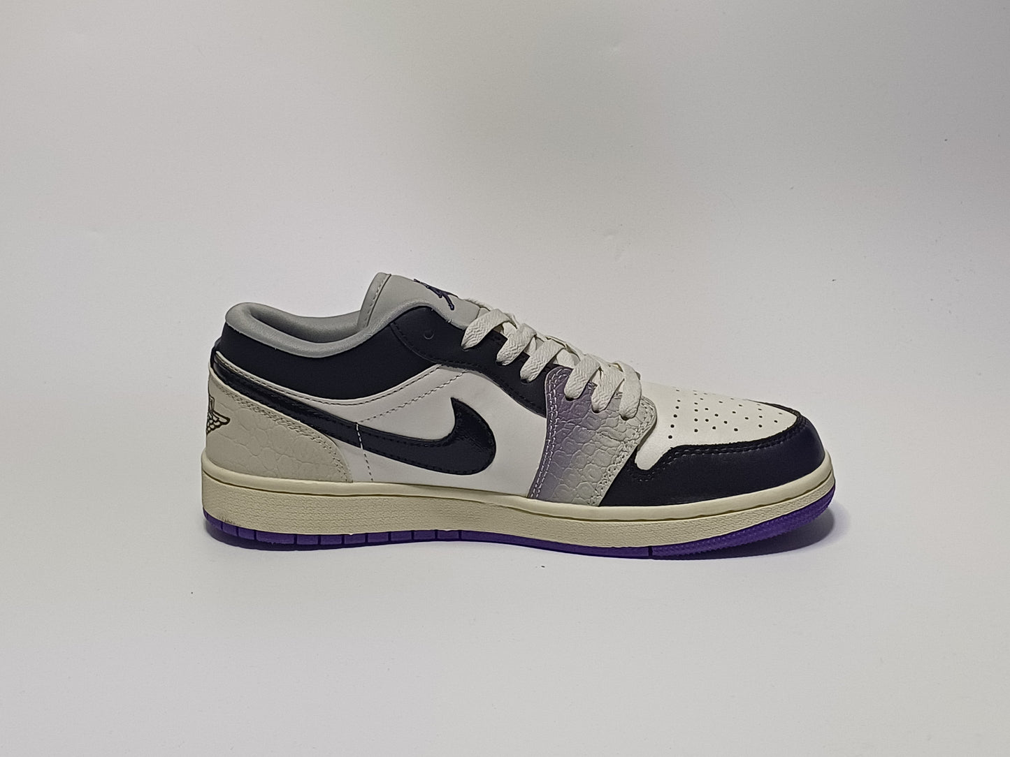 Jordan Retro 1 Zapatilla Blanco Chulo Morado