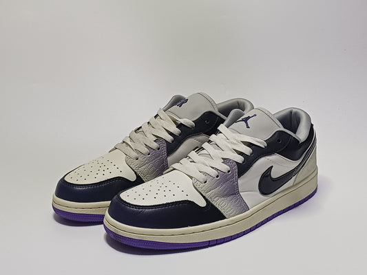 Jordan Retro 1 Zapatilla Blanco Chulo Morado