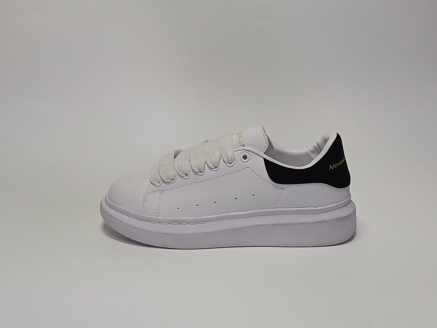 Alexander Mc Queen Blaco Talon Negro