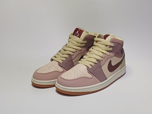 Jordan Retro 1 Bota Palo De Rosa