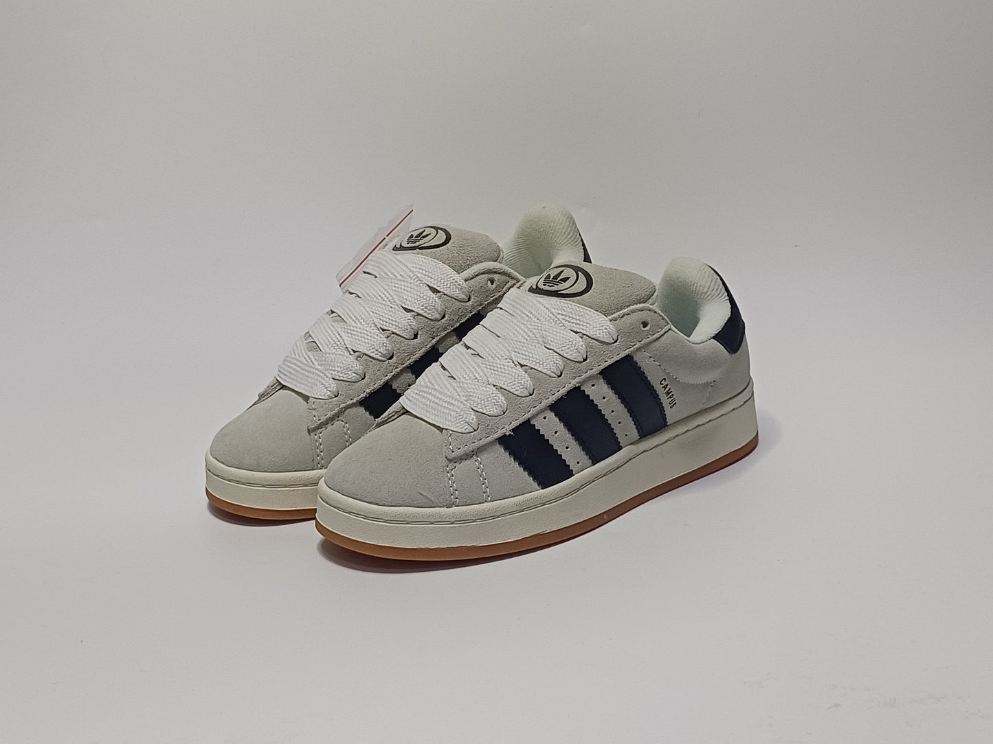 Adidas Campus Gris Negro Suela De Goma