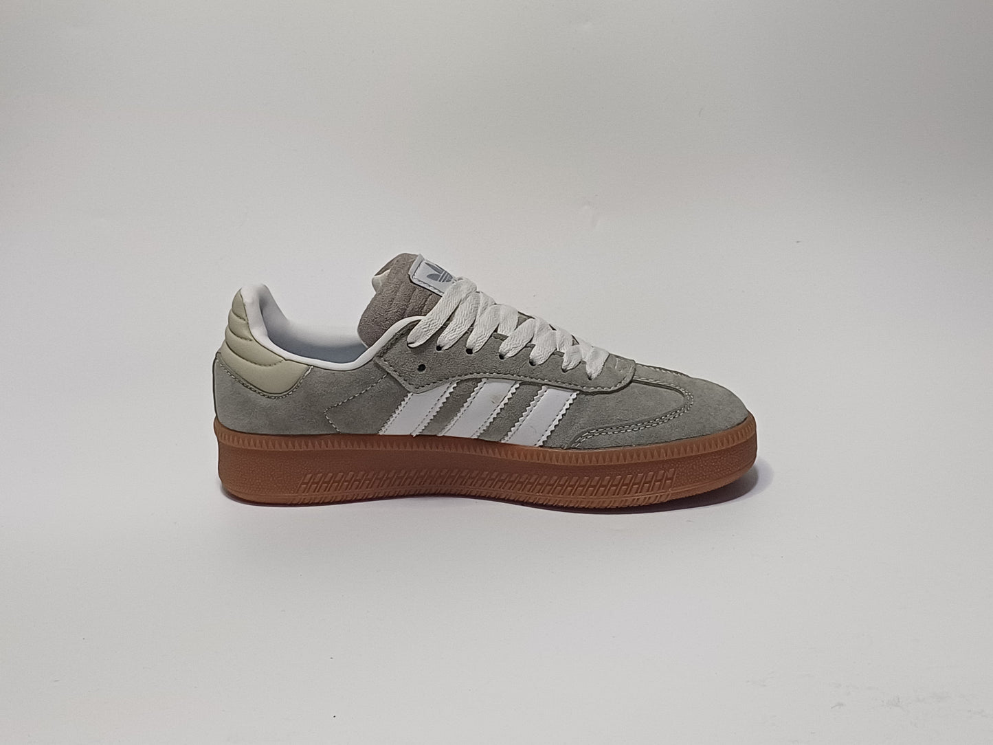 Adidas Samba Alto Gris Blanco