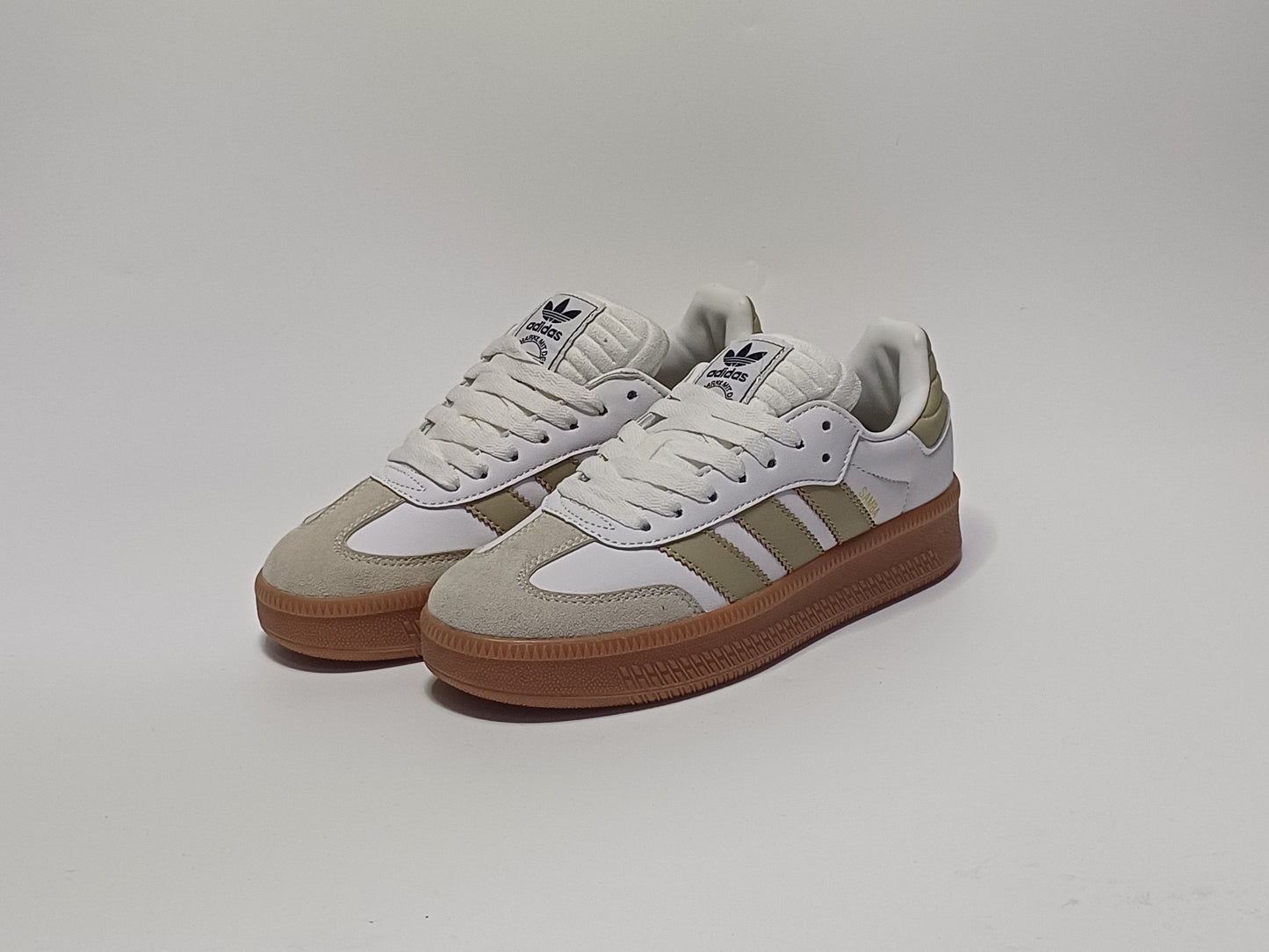 Adidas Samba Blano Beige