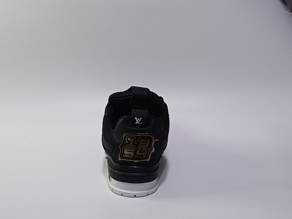 Louis Vuitton Negro Borde Blanco