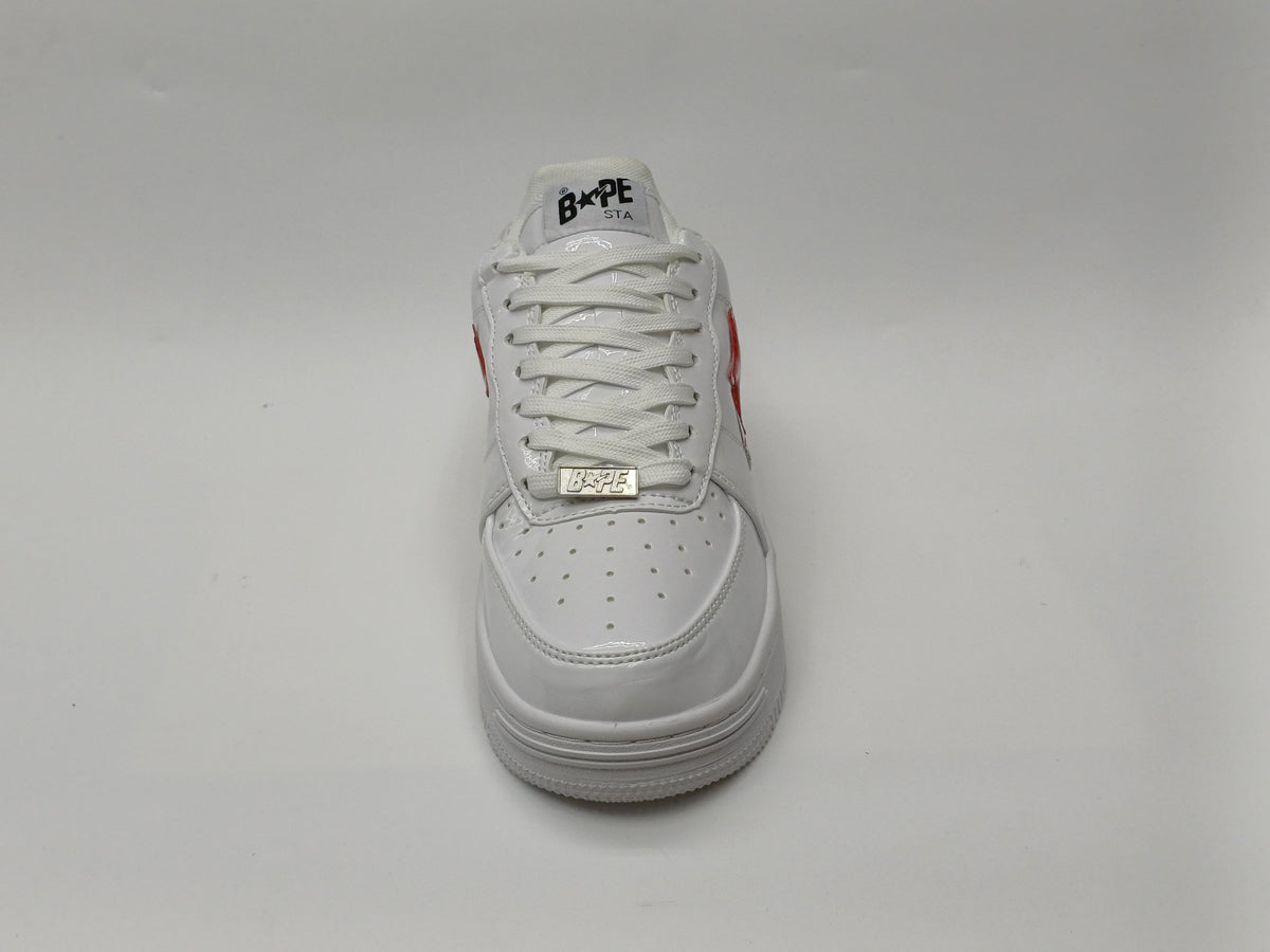 Bape Star Blanco Rojo