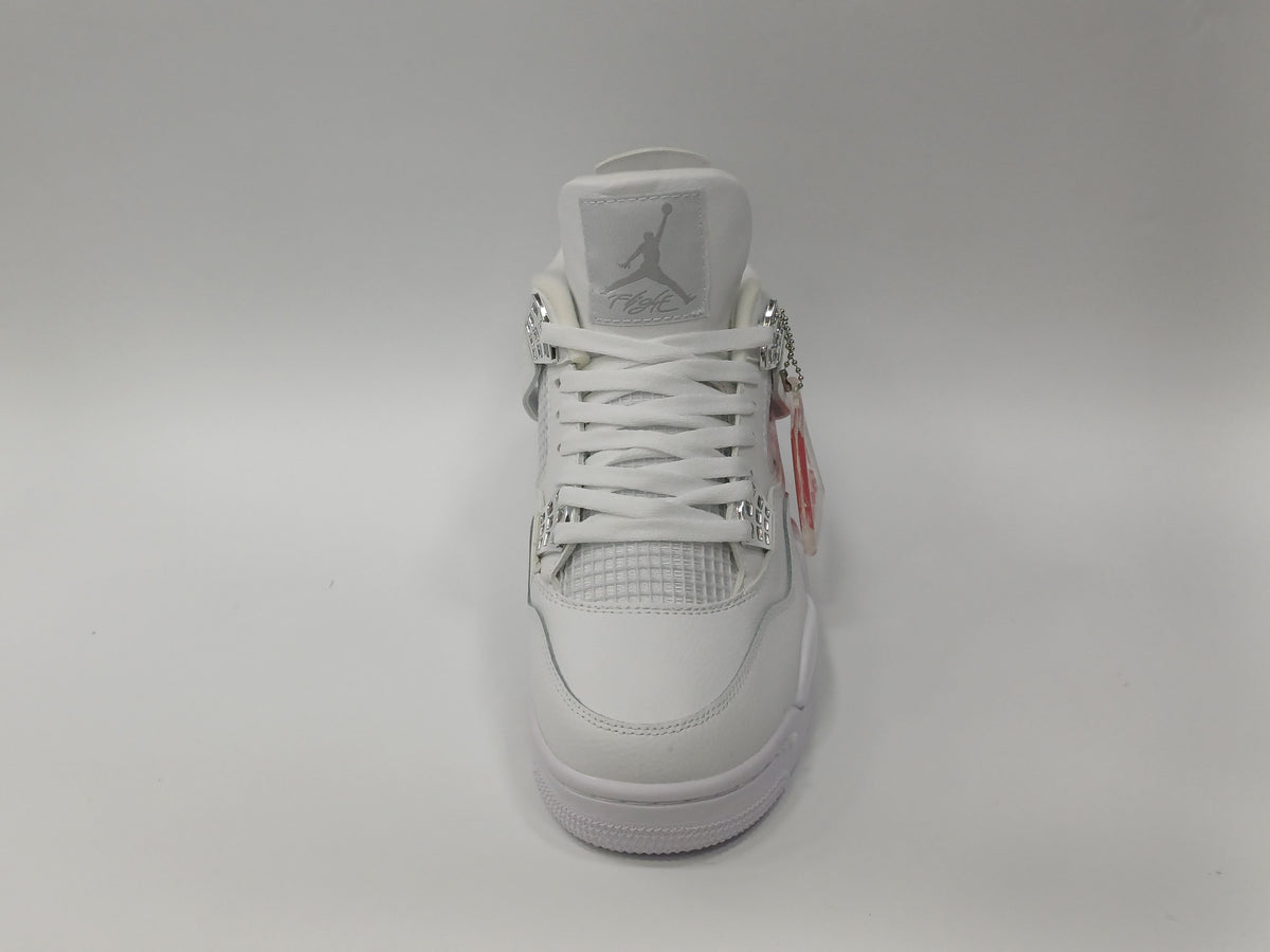 Jordan Retro 4 Blanca Plata