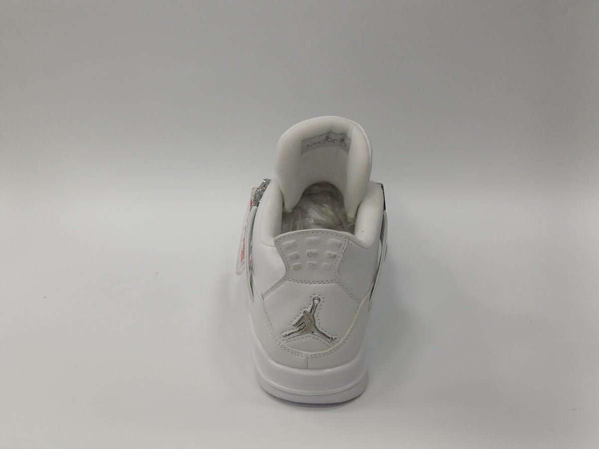 Jordan Retro 4 Blanca Plata