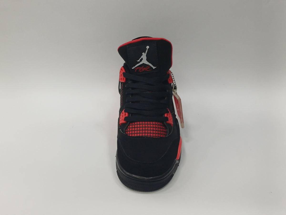 Jordan Retro 4 Negra Chapa Roja
