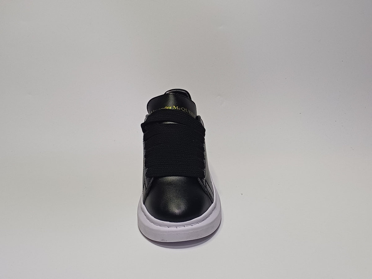 Alexander McQueen Negro Suela Blanca