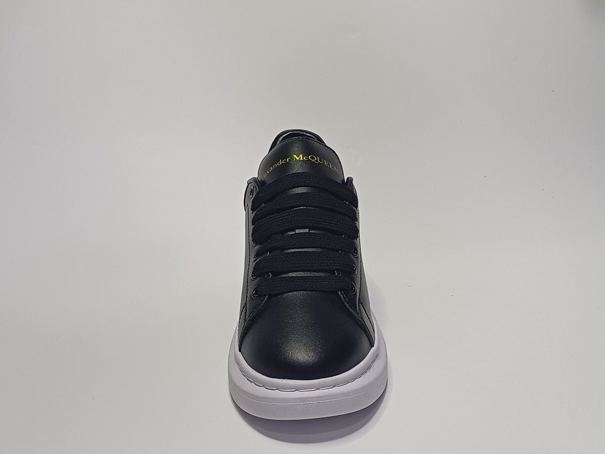 Alexander McQueen Negro Suela Blanca