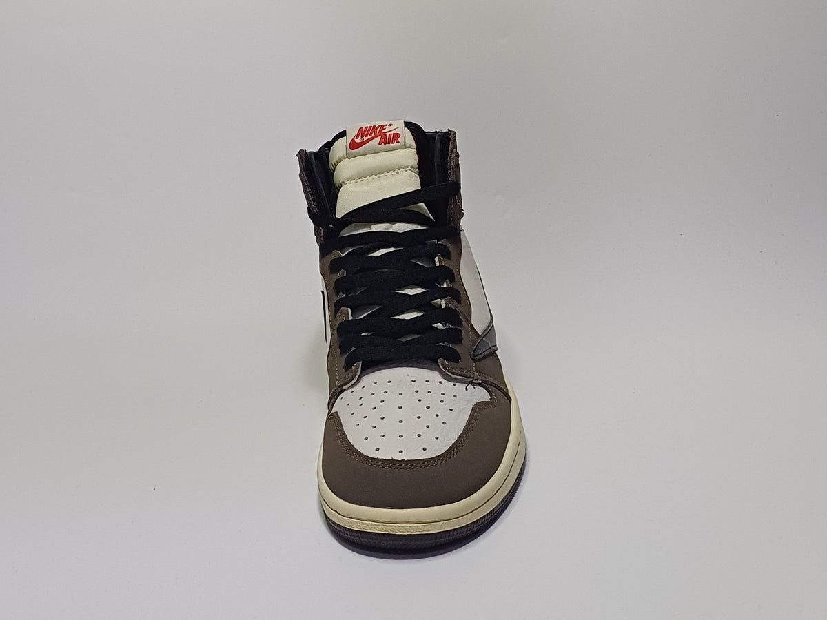 Jordan Retro 1 Bota Travis Café