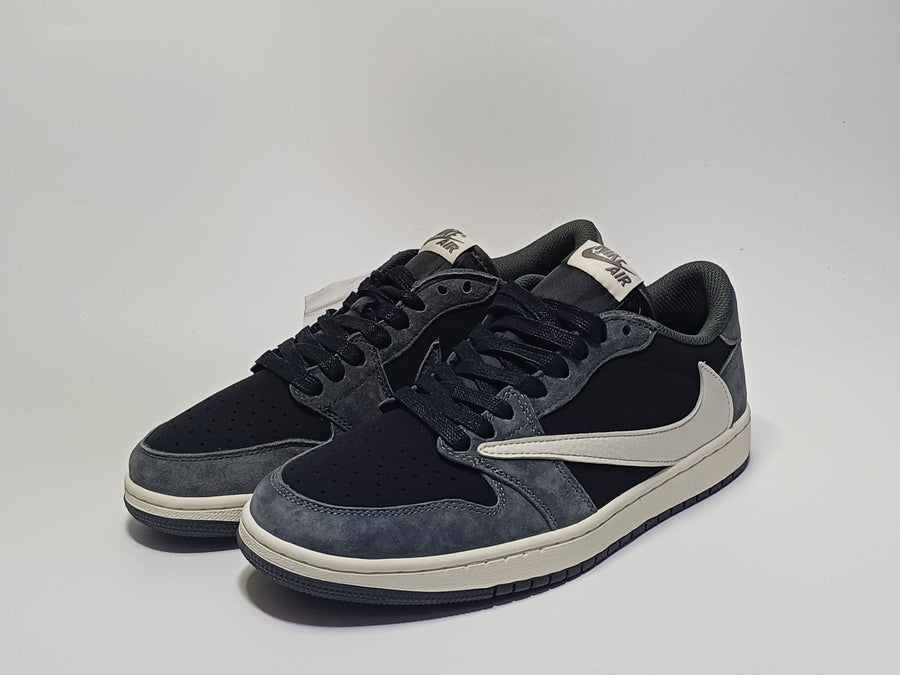 Jordan Retro 1 Zapatilla Travis Gris Negra