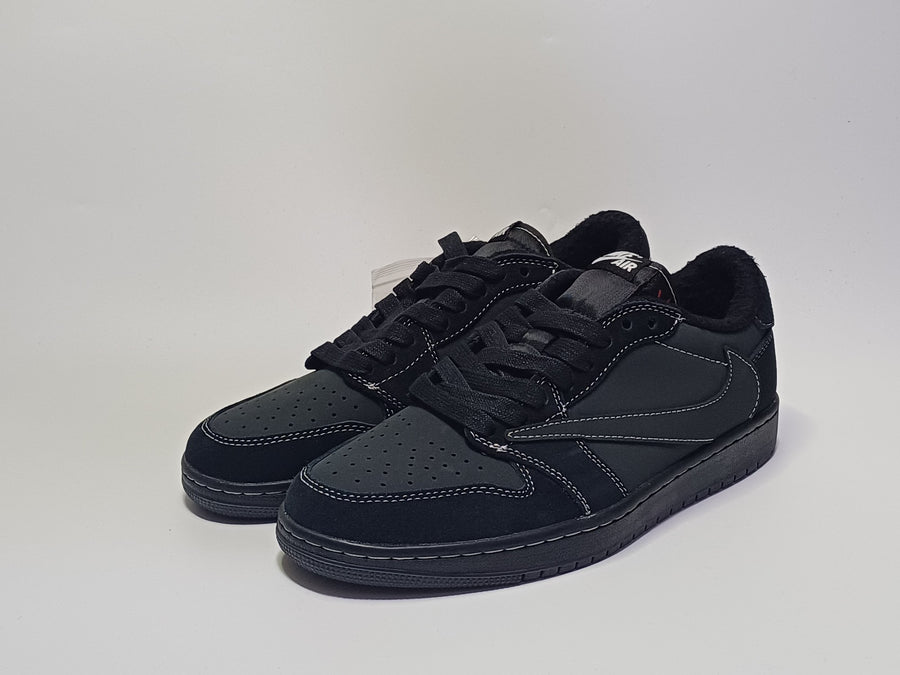 Jordan Retro 1 Zapatilla Travis Negra Toda