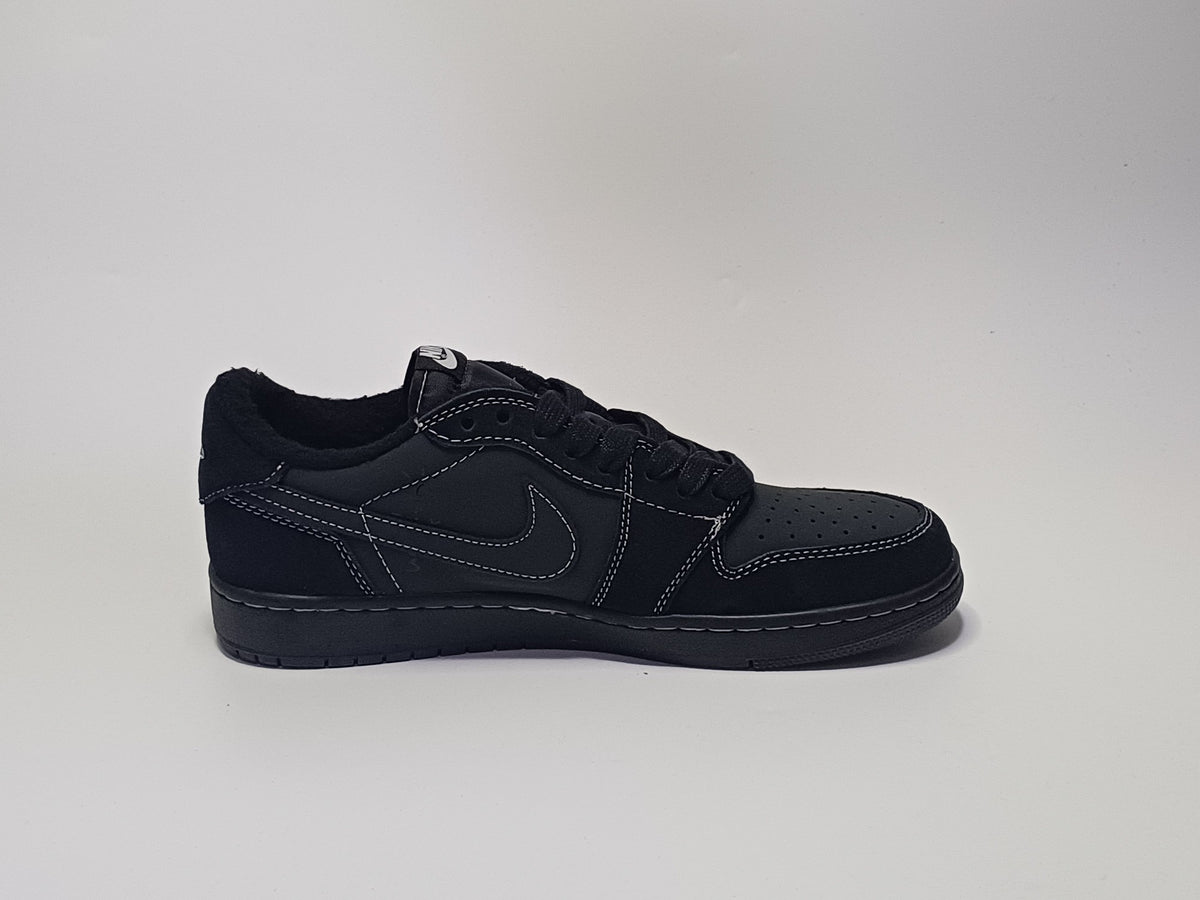 Jordan Retro 1 Zapatilla Travis Negra Toda