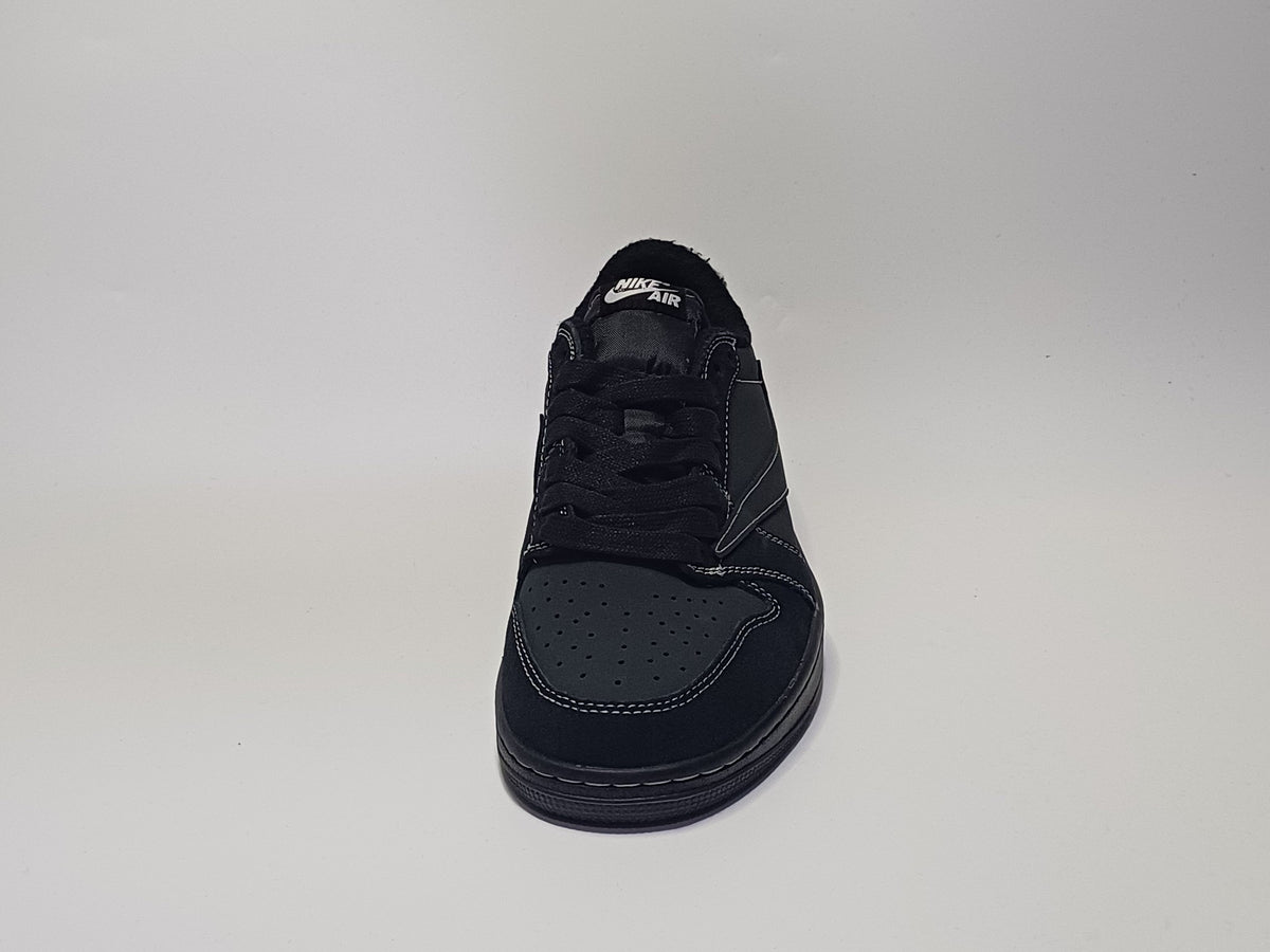 Jordan Retro 1 Zapatilla Travis Negra Toda