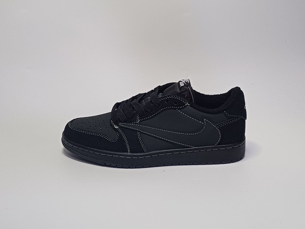Jordan Retro 1 Zapatilla Travis Negra Toda