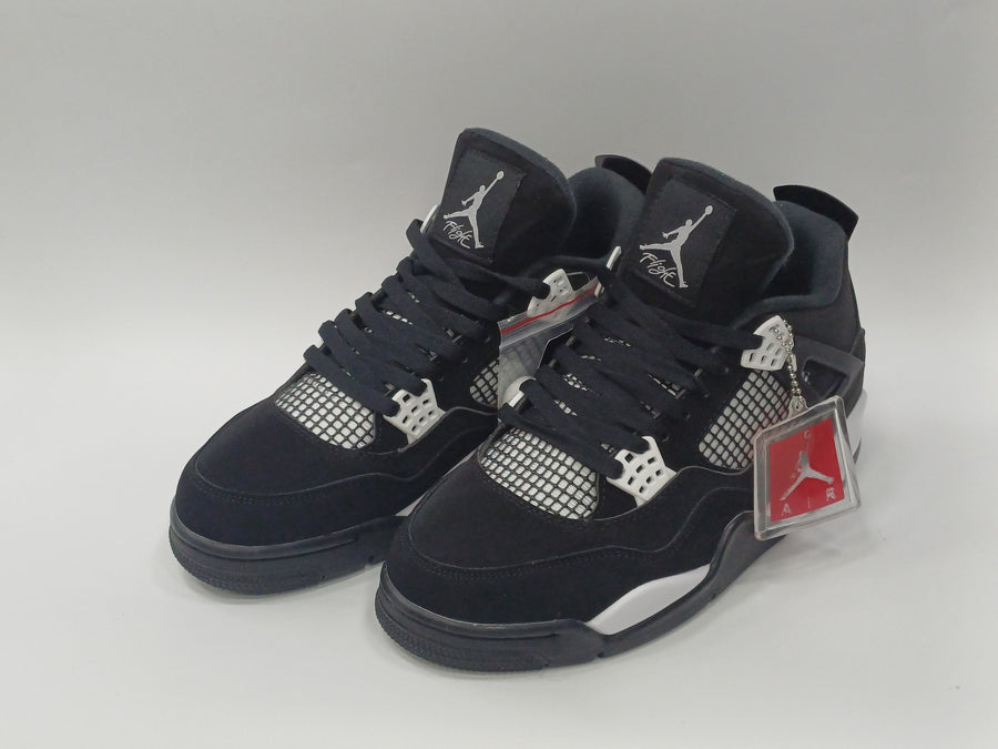 Jordan Retro 4 Negra Blanca