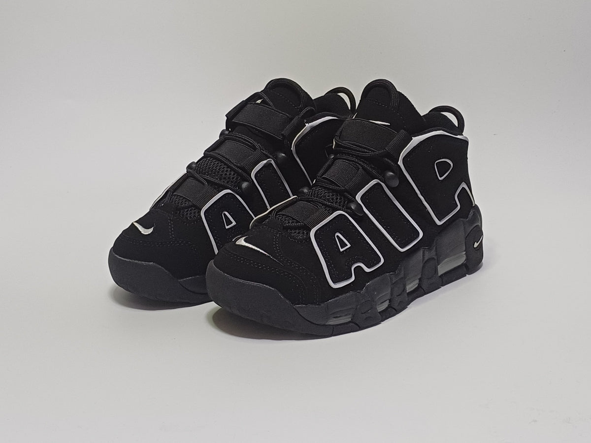Nike Uptempo Negra Blanca