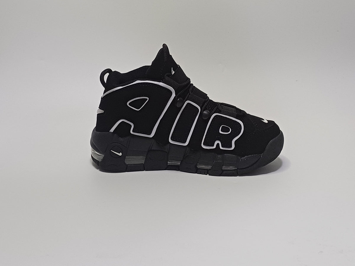 Nike Uptempo Negra Blanca