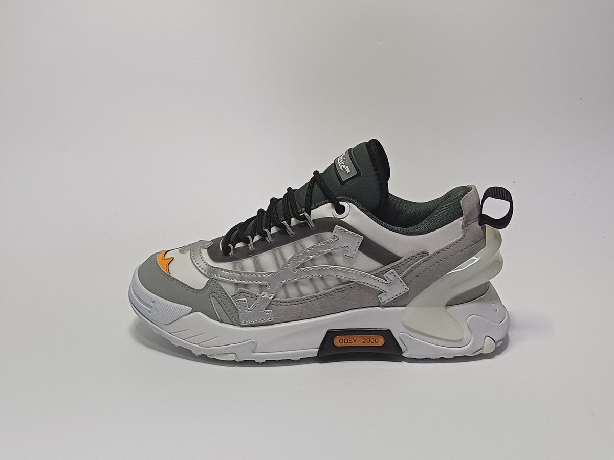 Off White Plataforma Blanco Naranja