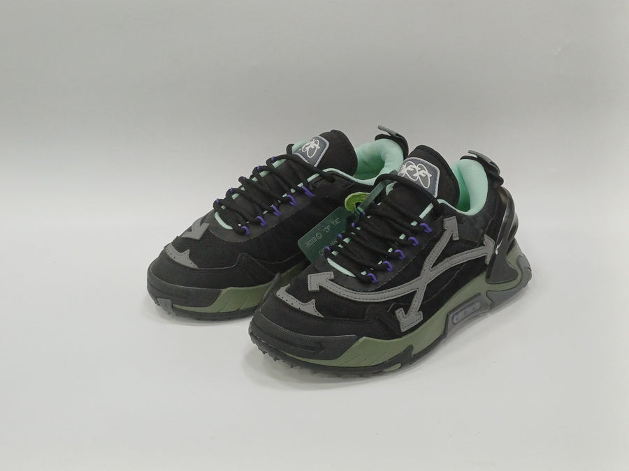 Off White Plataforma Negro Verde