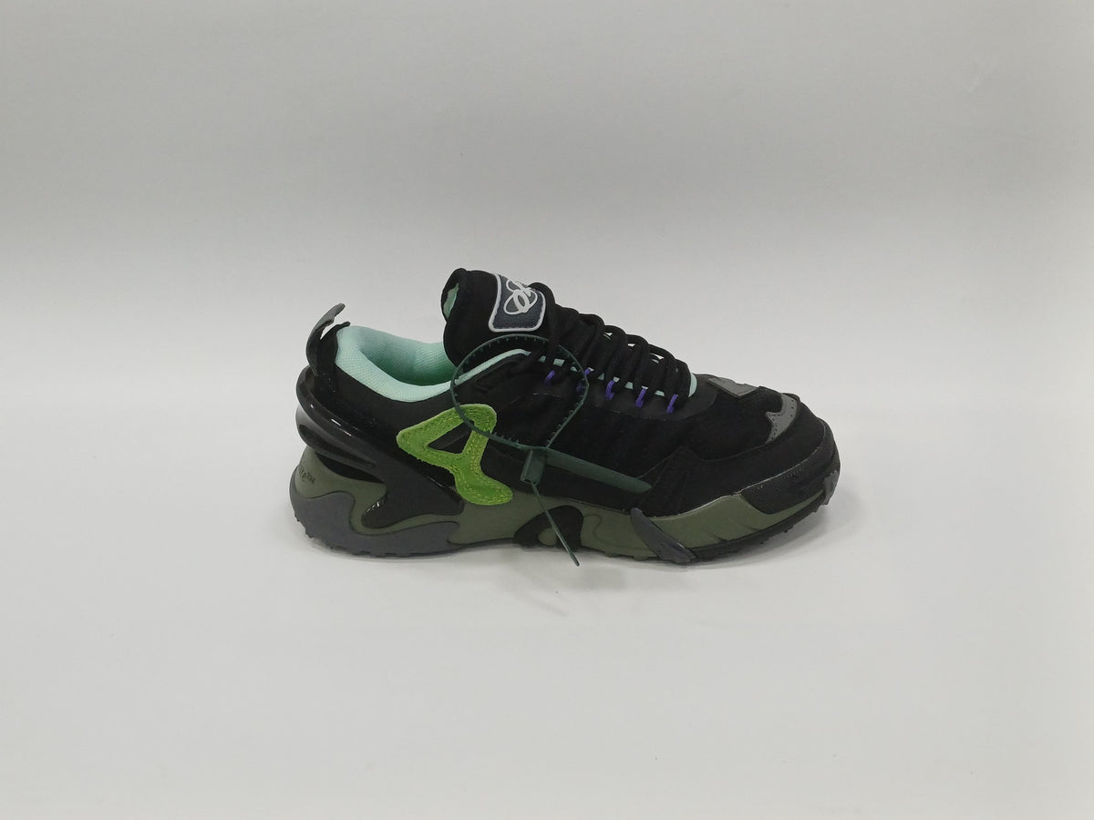 Off White Plataforma Negro Verde