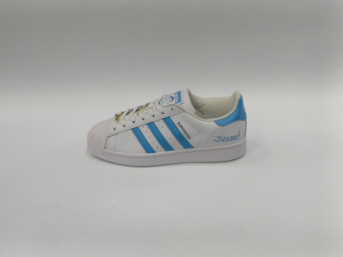 Super Star Blessed Blanco Azul